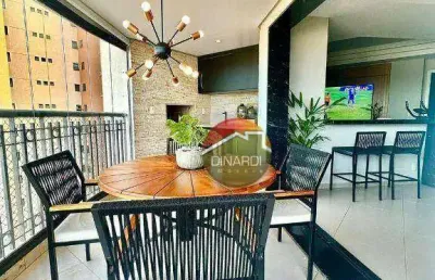Apartamento com 3 dormitórios para alugar, 180 m² por r$ 9.380,00/mês - jardim são luiz - ribeirão preto/sp