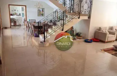 Casa com 4 dormitórios à venda, 439 m² por r$ 3.500.000,00 - jardim botânico - ribeirão preto/sp