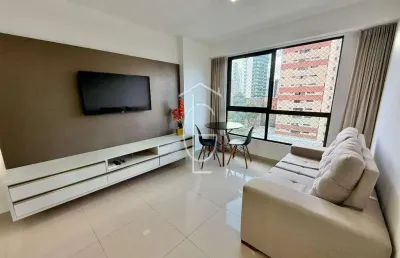 Lindo apartamento mobiliado em excelente localização no beach class jaqueira