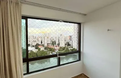 Excelente flat semi mobiliado em andar alto na av. beira rio com linda vista