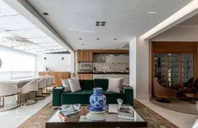 Apto. 350m² com 3 suítes e terraço em moema - são paulo