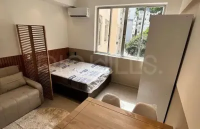 Apartamento studio de 1 quarto, com 22m², à venda no centro, rio de janeiro/rj