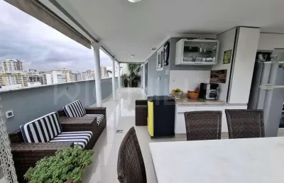Apartamento cobertura duplex de 4 quartos, com 226m², à venda na vital brasil, niterói/rj