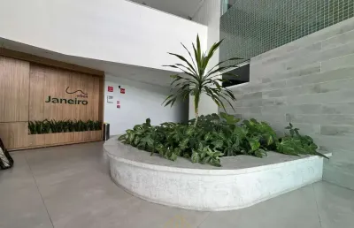 Apartamento mobiliado pé na areia — condomínio janeiro, joão pessoa/pb