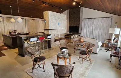 Imperdível oportunidade! casa à venda em chapada dos guimarães-mt, toda mobiliada, 4 quartos, 2 suítes, 3 salas, 4 vagas, 208,30 m².