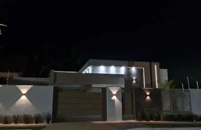 Casa à venda no bom clima chapada dos guimarães-mt: 3 quartos, 1 suíte, 3 salas, 3 banheiros, 4 vagas - 135,56m²!