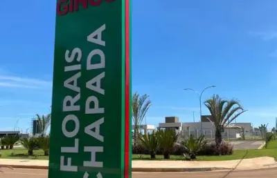 Terreno à venda no condomínio florais chapada, 374m² na chapada dos guimarães-mt.