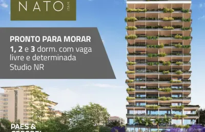 Apartamento à venda em são paulo, itaim bibi, com 1 quarto, 39,69m²