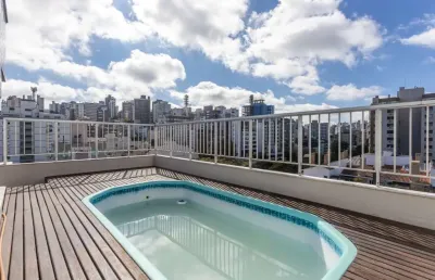 Cobertura à venda em porto alegre, bela vista, com 3 quartos, 180m²