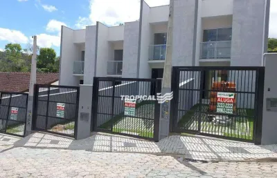 Sobrado com 2 dormitórios para alugar, 83 m² por r$ 2.360,00/mês - velha - blumenau/sc