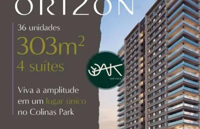 Apartamento com 4 dormitórios à venda, 303 m² por r$ 3.617.600,00 - edifício orizon park - são josé dos campos/sp