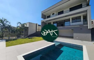 Casa com 5 dormitórios à venda, 410 m² por r$ 4.200.000,00 - condomínio residencial alphaville i - são josé dos campos/sp