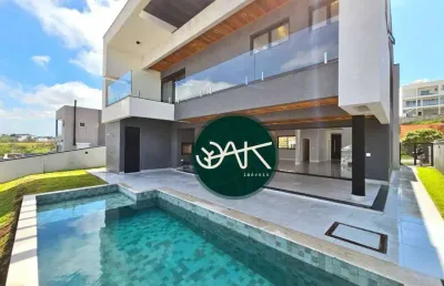 Casa com 4 dormitórios à venda, 400 m² por r$ 4.500.000,00 - condomínio residencial alphaville i - são josé dos campos/sp