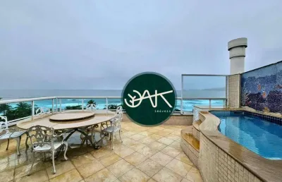 Apartamento triplex com 5 dormitórios à venda, 380 m² por r$ 4.950.000,00 - praia grande - ubatuba/sp