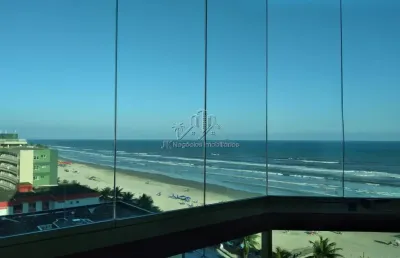Belo apartamento á beira mar, no centro com 2 dormitórios e suite - r$ 450 mil