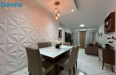 455mil a vista - apartamento semi mobiliado sacada com churrasqueira a carvão -  2 dormitórios com suíte e lazer piscina