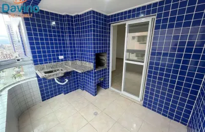 609 mil a vista - praia da aviação - 3 dormitórios - sacada com churrasqueira  - predio com lazer - 200m da praia