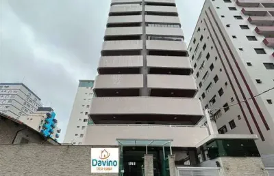 Apartamento pertinho da praia da vila tupy andar alto vista livre - 2 suites vista mar definitiva o churrasqueira lazer 100m do mar