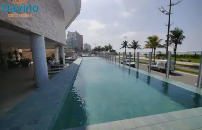 1,3milhao a vista ou 500mil de entrada saldo direto apartamento vista mar definitiva - novo - fino acabamento - sacada gigante churrasqueira e linda vista - lazer completo.