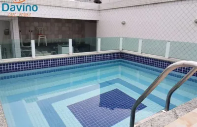 Cobertura frente mar, vista panorâmica com piscina privativa