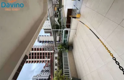 419 mil a vista apartamento totalmente reformado, 2 quartos um suite proximo ao mar da vila tupi  200metros do mar e da fonte interativa, 2 sacadas.