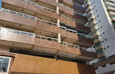 595mil - apartamento mobiliado - novo  - próximo ao mar  - vista mar definitiva - 2 quartos um suíte