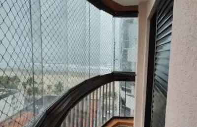 700mila  vista - apartamento pé na areia da praia da aviação 4 dormitórios vista mar definitiva varanda envolve todo apartamento.
