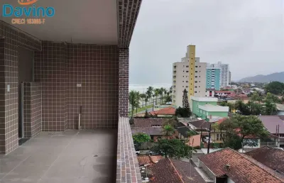 Apartamento vista mar, pé na areia, com 2 dormitórios, varanda gourmet, por apenas r$460.000,00 à vista ou pelos bancos