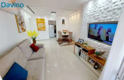 890mil - apartamento 85m area util - 2 vagas 2 suites - lazer completo sacada com churrasqueira 50m do mar do canto do forte