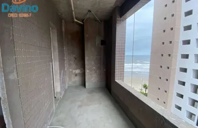 Apartamento em predio frente a praia com vista para o mar  2 dormitórios, 1 suíte, 2 vagas   alto padrão lazer completo