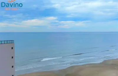 Apartamento vista mar - próximo da entrega - 2 dormitórios com suíte e lazer completo - 79 m² - predio frente mar