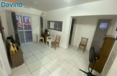 285mil a vista - apartamento 1 suite - mobiliado - sacada - elevador - praia da vila guilhermina