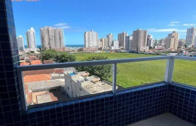 430mil - apartamento 2 quartos um suite - sacada - piscina praia da vila guilhermina -