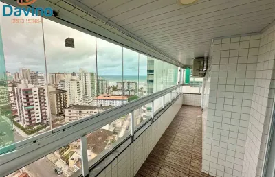 769mil -apartamento 3 dormitórios 2 suites 2 vagas andar alto vista mar sacada gourmet grande e com churrasqueira lazer completo.