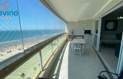 1,6milhao - apartamento frontal mar 3 suites sacada ampla e gourmet - vista de cinema.