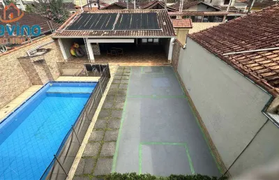 890mil - casa isolada na praia do jardim real - 3 dormitórios - piscina.
