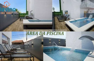 Apartamento com 1 dormitório, varanda gourmet, vista mar, 100 metros do mar $321.584,46 à vista ou financiamento direto com a construtora