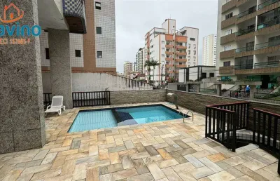 410mil  - apartamento 2 quartos 1 suite 2 sacadas praia da vila tupi elevador e lazer