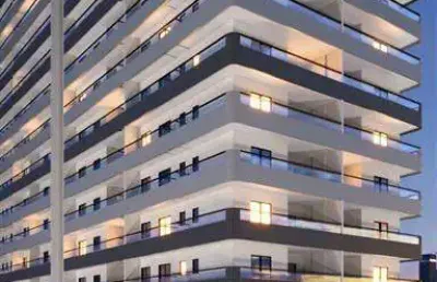488mil - apartamentos próximos ao mar da vila caiçara entrega 2027, excelente para investir!