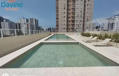 388mil - apartamento próximo ao mar da vila tupi sacada gourmet alto padrão lazer completo