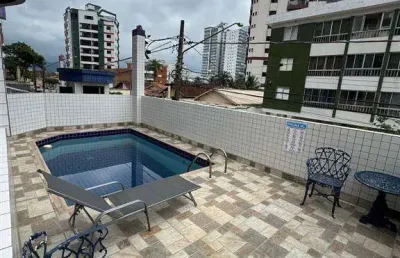 275mil apartamento há 150 metros do  mar 1 quarto sacada elevador piscina