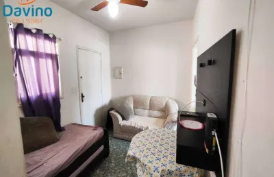 200mil - apartamento 1 dormitório - 100 metros da praia da vila tupi.