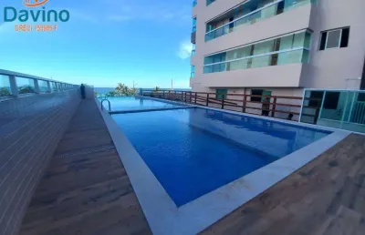 2 dormitórios com vista para o mar, varanda gourmet, lazer completo, prédio pé na areia na praia da mirim, por apenas r$505.000 à vista ou r$520.000 pelos bancos ou permuta