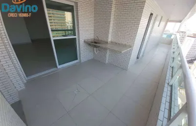 Locação - lindo apartamento - 3 dormitórios, sendo 1 suite- sacada gourmet- lazer completo! 3 vagas de garagem demarcadas - na praia do boqueirão