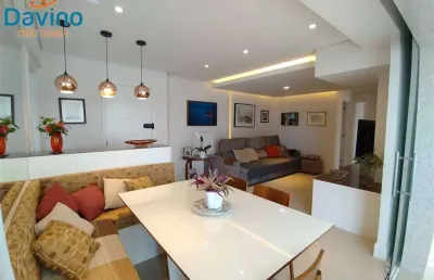 1750milhão apartamento em prédio frente mar - alto padrão vista mar do forte dormitórios 2 suítes 2 vagas demarcadas