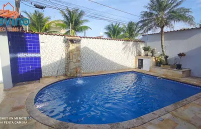 Casa 4 dormitórios há 200 metros dapraia do florida piscina espaço gourmet com churrasqueira