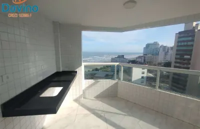 2 dormitórios, varanda gourmet com vista para o mar, lazer completo a menos de 100 metros da praia do caiçara por r$ 700.000 à vista ou pelos bancos e r$ 785.000 para financiamento direto com a constr