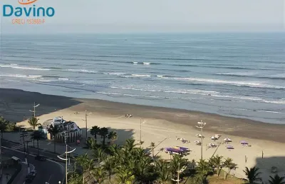 2 dormitórios, varanda gourmet com vista para o mar, lazer completo a menos de 100 metros da praia do caiçara por r$ 730.000 à vista ou pelos bancos e r$ 790.000 para financiamento direto com a constr
