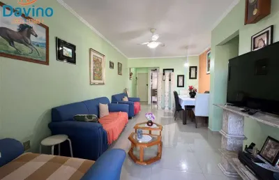 Apartamento lado praia sacada com churrasqueira 2 quartos 1 suite lazer