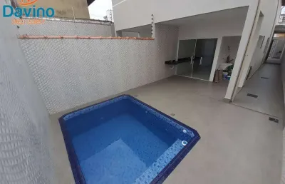 Sobrado novo na vila guilhermina 3 suítes, fino acabamento, espaço gourmet com churrasqueira e piscina.